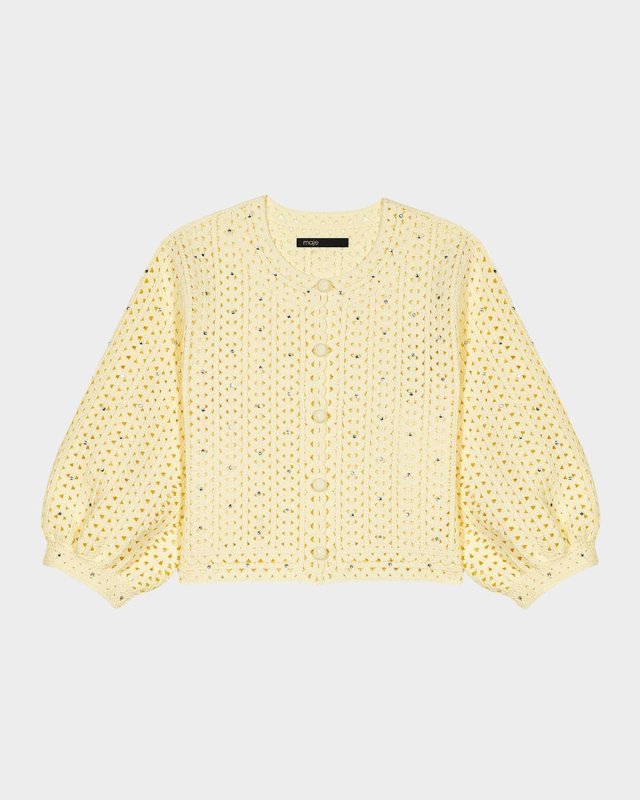 Myking Embellished Knit Cardigan